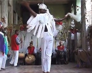 Thursdays are dedicated to the Orisha, Obatalá, in the Afro-Cuban Santeria tradition. Known as the King of the White Cloth, Obatalá is the creator of Earth and mankind. He is seen as a symbol of peace & purity, fatherhood and creativity. He is often represented as an ancient old man in white robes. He holds a staff in one hand and a white horse's tail attached to a cowrie shell handle in the other. Obatalá owns all white substances, including silver and platinum. He is said to rule over the bone