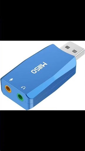 MillSO External USB Sound Card with Internal Recording Function