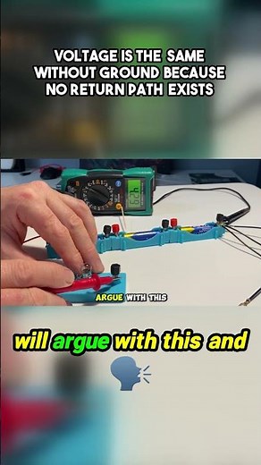 Why Voltage Appears on a Ground Circuit | Simple STEM Demo with 4.5V