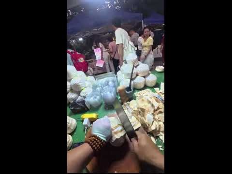 Uncut POV | Coconut Shell Peeling & Whole Fruit Sales | Real-Time Vendor Rhythm