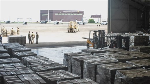 B-Roll: U.S. Marines with 15th MEU, 1st MAW Support Foreign Disaster Relief Operations from Clark Air Base, Philippines