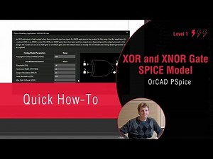 How to Create XOR and XNOR Gate SPICE Models