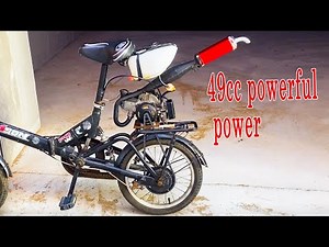 How to install 49cc gasoline engine on bicycle
