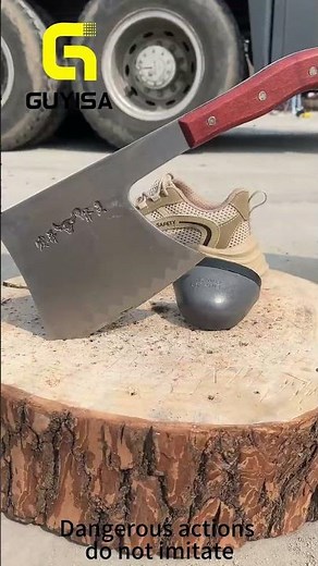 Steel toe anti-smash protection #safetyshoes #steeltoeshoes #supersafetyshoes