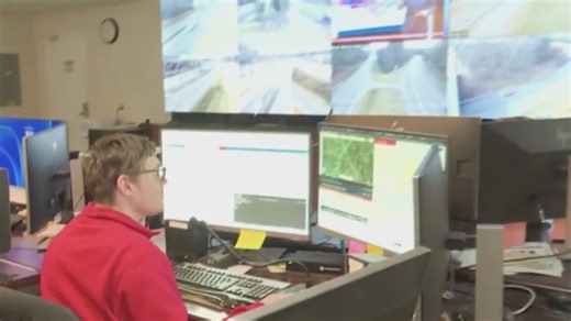 North Carolina Department of Transportation monitoring traffic cameras during winter weather