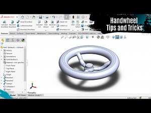 Handwheel on SolidWorks 2023| Best Tips for beginners