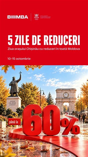 Bomba: Doar 5 zile de reduceri de până la -60%