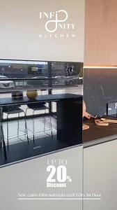 With an endless range of unrivaled combinations to choose from, step into a kitchen that was custom built just for you with 20% off! Are available now for a limited time only with 20% off! Get cooking with our kitchen renovations with your favorite colors and a perfect price! Visit our showroom: New Cairo - Fifth sell - Hala mall - B316 - 1st Floor Call us at 01221376350 - 01221377365 | Infinity Kitchen