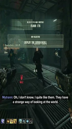 Psykers like not having blunts around - RARE 3 psyker dialogue - #darktide #gaming #warhammer40k
