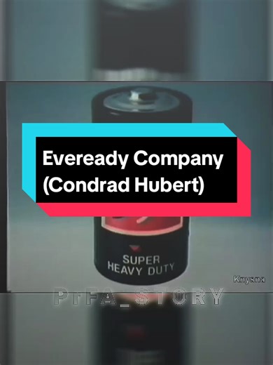 Russian immigrant and inventor named Conrad Hubert founded the American Electrical Novelty and Manufacturing Company (later renamed Eveready).Hubert's company manufactured and marketed battery-powered novelties.#condradhubert #fypage #1millionviews #fypシ #prfa_story