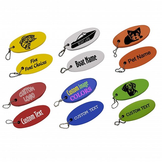 Custom Floating Keychain, Personalized, Lake House, Boat, Fishing - Etsy