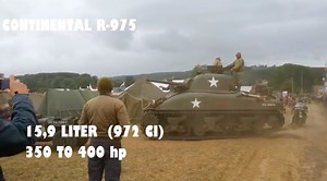 Video Shows Sherman Tanks With Their Various Engines