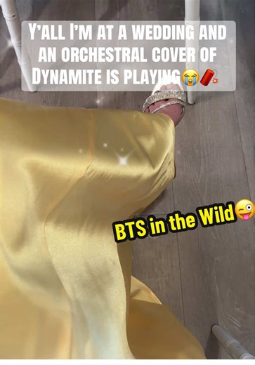 On another installment of BTS in daily life…orchestral cover of Dynamite by BTS heard at a wedding😅 #bts #dynamite #bangtan #cover #wedding