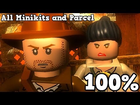 LEGO Indiana Jones - Into The Mountains 100% Walkthrough, All 10 Minikits & Parcel + Luke Skywalker