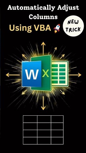Automatically Adjust Columns in excel | Excel tricks #excel #excel tips #exceltricks