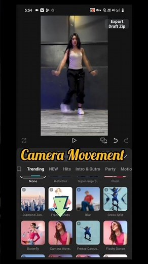 Mobile camera movement techniques / Camera movement for reels / camera movement sound effect / #edit
