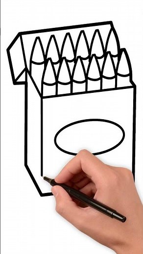 How to Draw Colour Box | Easy Drawing for Kids | Step by Step | KidsTube