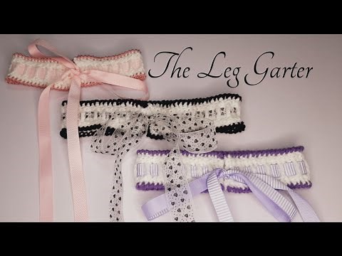 How to Crochet Bridal Garter | Step by Step