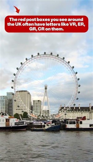 The letters on British post boxes show which monarch was in power.