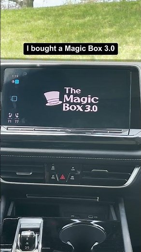 The Magic Box 3.0 makes old screens vanish.#SmartCarUpgrade #MagicBox30 #techtransformation