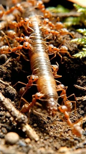 Ants Vs Earthworms a very Risky fight For a great ending