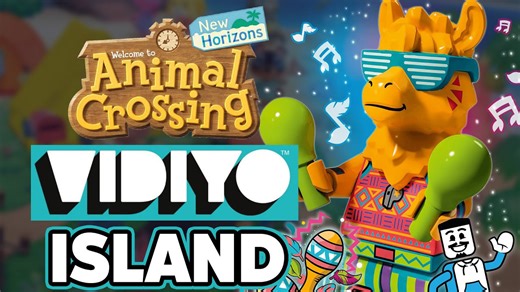 LEGO Vidiyo Animal Crossing island tour with Bricks 'O' Brian
