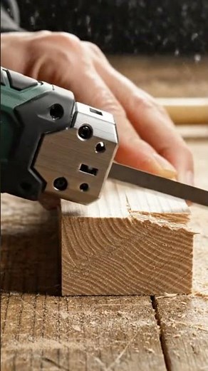 Tiny Reciprocating Saw vs Wood 😳 World’s Smallest Cutting Machine? #homerenovation #architecture