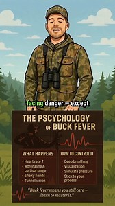 27K views · 450 reactions | You can’t fake it — when that big buck walks out, your body takes over. That pounding heart and shaky grip? That’s buck fever. Here’s what’s really happening — and how to turn panic into precision.  Which tip helps you calm down in the moment? #BuckFever #WhitetailHunting #DeerSeason #HuntingTips #Bowhunting | Hunter's Wholesale | Facebook
