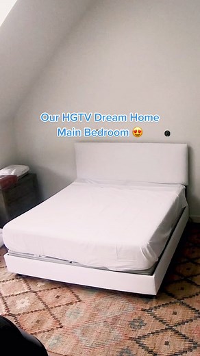 Our Scandi cabincore bedroom tucked away in the mountains of VT. 🌲#HGTVDreamHome2022 #YouCouldWin #bedroomaesthetic #DreamHome #hgtv #fyp