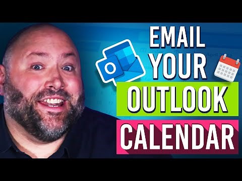 How to insert your Outlook calendar into an email