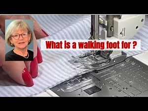 How to use the walking foot on your sewing machine