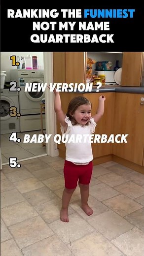 Ranking the funniest not my name quarterback