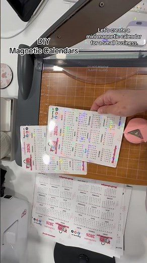Magnetic Printable Calendars DIY / Small Business Marketing.