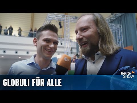 Homöopathie-Streit: Fabian Köster verteilt Globuli bei den Grünen | heute-show vom 22.11.2019