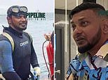 Diver stuck in ocean pipeline for three hours reveals horrors