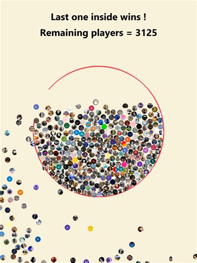 @elyne119 is the winner ! Follow my account to participate ! #satisfying #battleroyale #simulation #viral