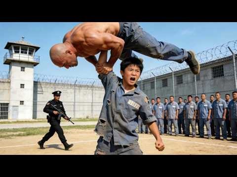 Prison thug bullies a new inmate, unaware he’s a disguised elite agent—one shoulder throw ends it!
