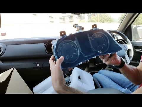 2016-2021 Toyota Tacoma Instrument Cluster replacement.