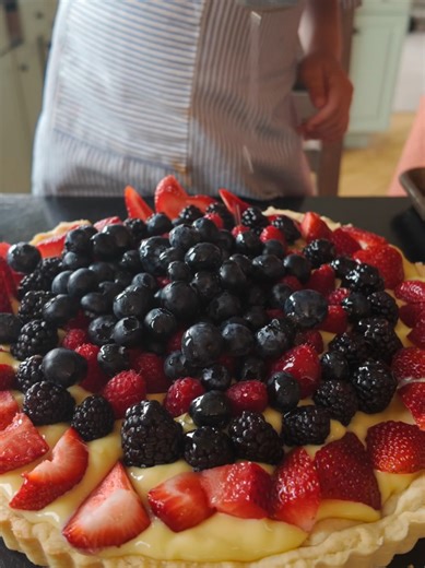 Levi's Berry Fruit Tart Creation!