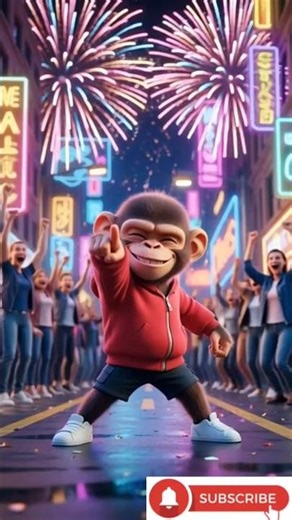 “Dancing Chimp Goes Viral 🐒🔥 | Crazy Beat Dance Challenge”