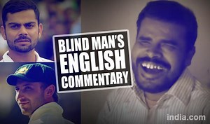 Virat Kohli, Phillip Hughes in Blind Man’s English cricket commentary will leave you stunned! Watch full video