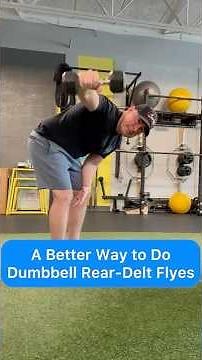 Dumbbell Rear Delt Fly Form Tip for Best Benefits