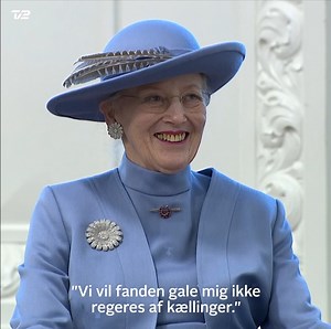 Kællinge-citat fik dronningen til at le. Læs mere om fejringen her: https://link.tv2.dk/Dronningen50 | TV 2 Nyheder