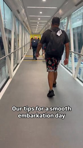 1. Print your boarding pass 2. Attach your luggage tags securely and have your name on your luggage in case the printed ones fall off 3. Arrive at your assigned boarding time to avoid waiting 4. Have passports easily accessible during check in 5. Go to Muster Station first 6. Enjoy lunch on lido & your cabin should be ready by then. Follow for our life of traveling the world & living on Carnival Cruise Ships!!! #cruise #cruiseship #cruiselife #carnival #cruising #B2B #cruiser #dream #carnivalcru