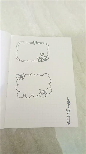 ♡ PAPER NOTES DOODLE || Draw Frame doodles for your planner || Bullet journal