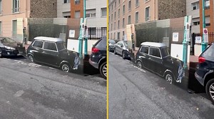 Man comes up with ingenious solution to stop neighbours stealing his parking space