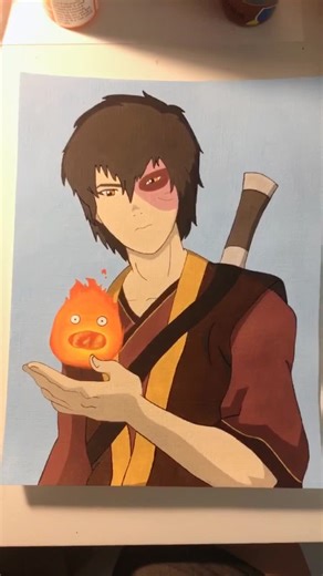 hello, zuko here :) #zuko #atla #studioghibli #painting