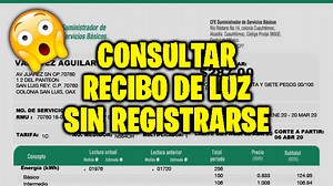▷ CONSULTAR recibo de luz SIN REGISTRARSE 【 CFE 】