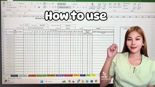 Automated SF 2 for this S.Y 2024-2025 (From July-April). Less hassle and less stress 🫶🏻 #automatedsf2 #automatedsf #schoolforms