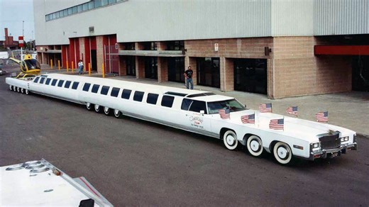 Built In 1986 And Restored In 2022, The World's Longest Car Comes With 26 Wheels, A Pool, And Even A Helipad